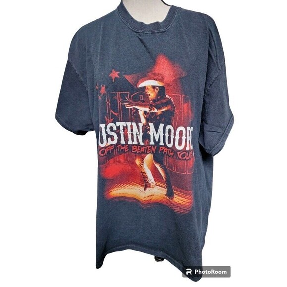 Other - Justin Moore Band T-shirt Size XL 2013 Off The Beaten Path Tour 2 Sides